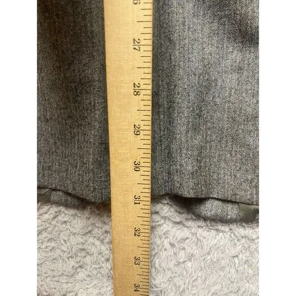 VTG Curlee 2 Piece Suit Mens 46 Gray Virgin Wool Sport Coat Blazer Dress Pants‎